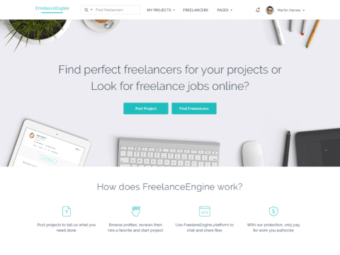 Freelance Engine -  Freelance Marketplace With Escrow System