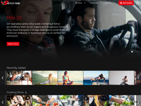 Netflix Theme - WP Video Subscriptions Wordpress Theme