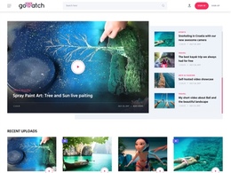 goWatch - Clean and Modern Video Sharing Community Theme
